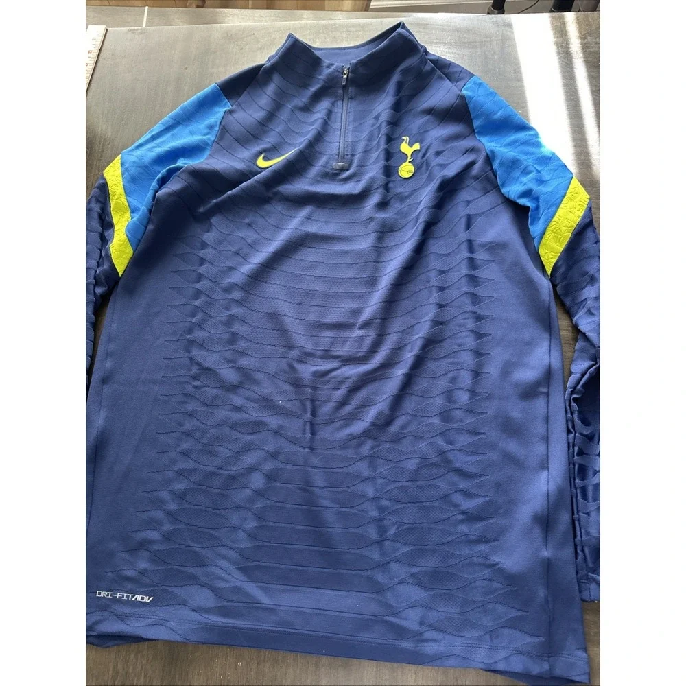 Nike Tottenham 2021-22 ADV Elite 1/4 Zip Long Sleeve Strike Drill Top Mens XL
